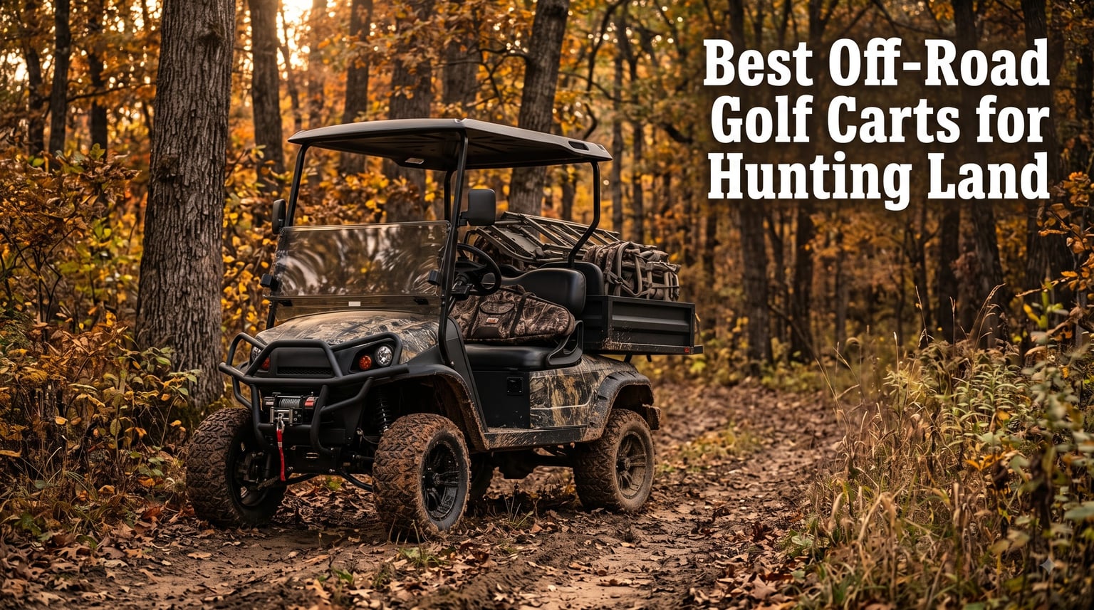 Best Off-Road Golf Carts for Hunting Land