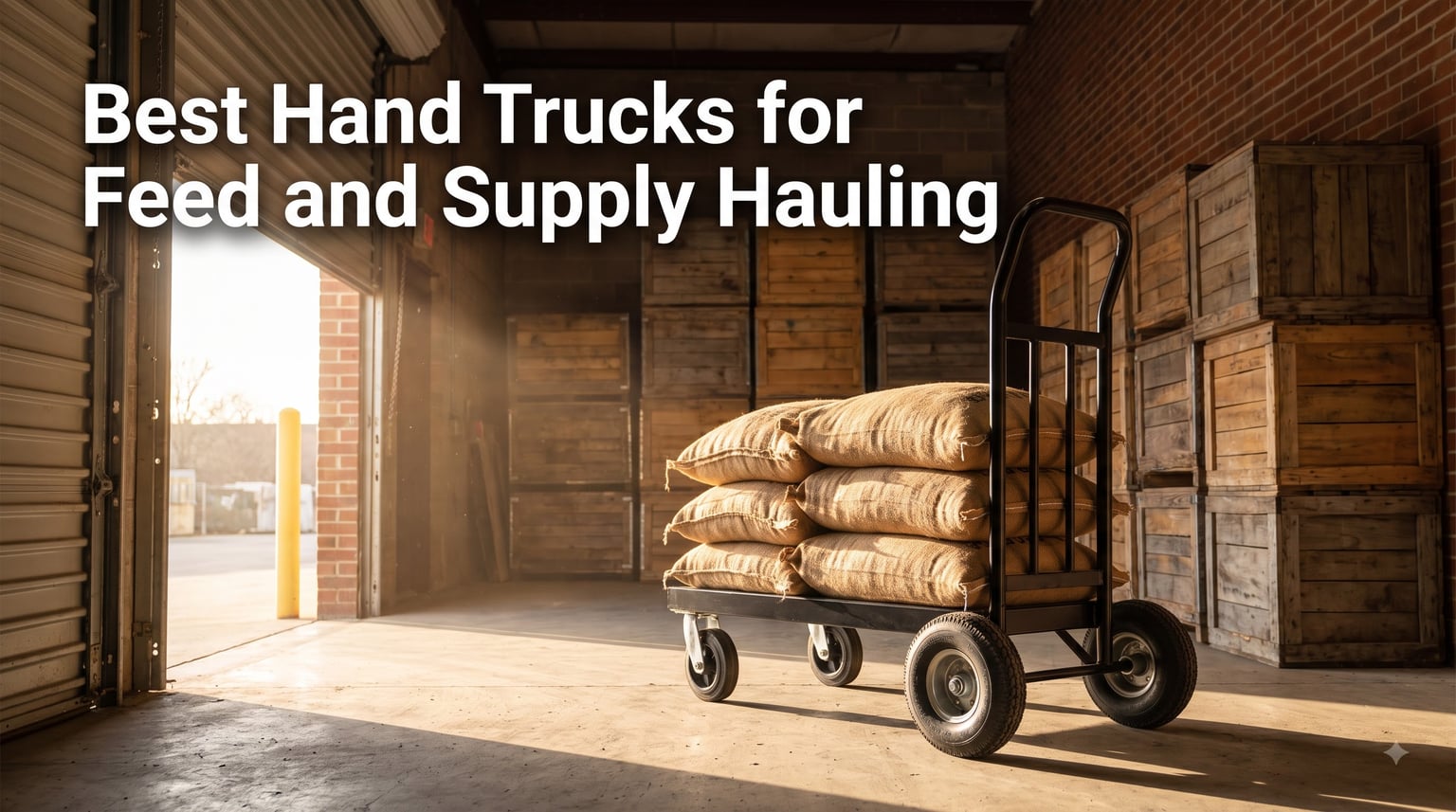 Best Hand Trucks for Feed and Supply Hauling