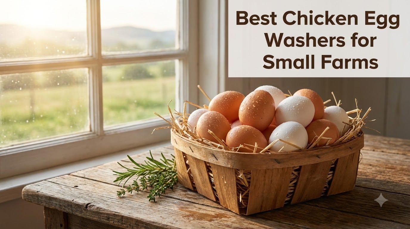 Best Chicken Egg Washers for Small Farms