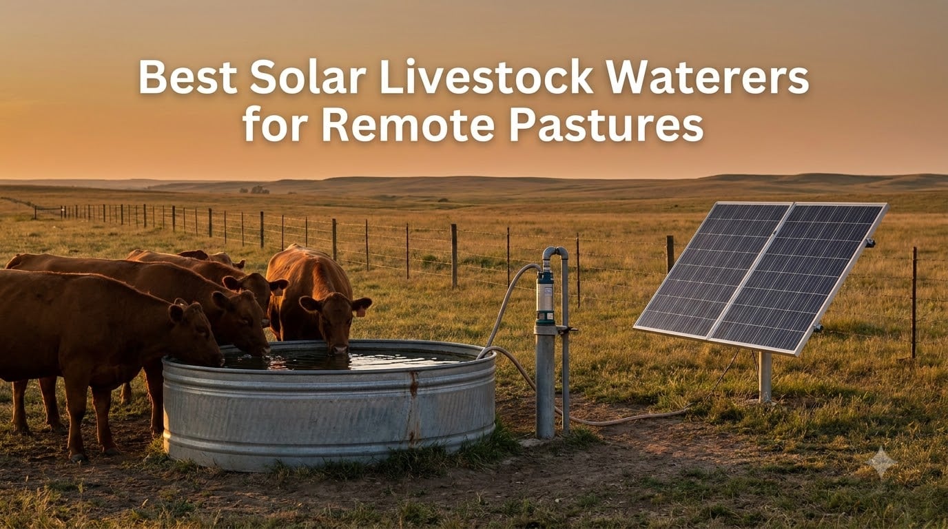 Best Solar Livestock Waterers for Remote Pastures
