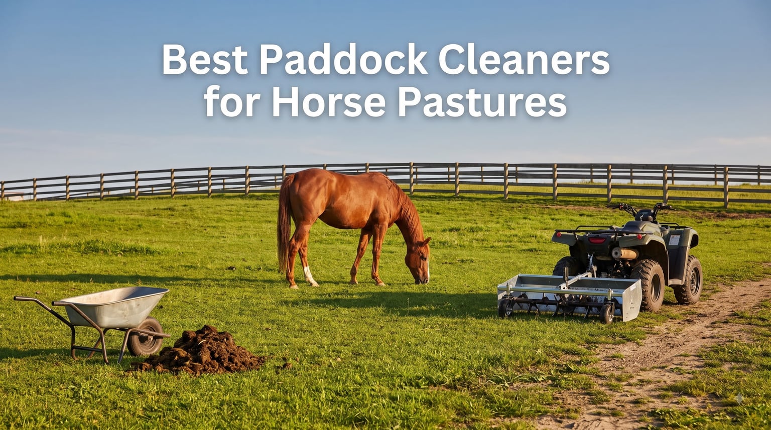 Best Paddock Cleaners for Horse Pastures