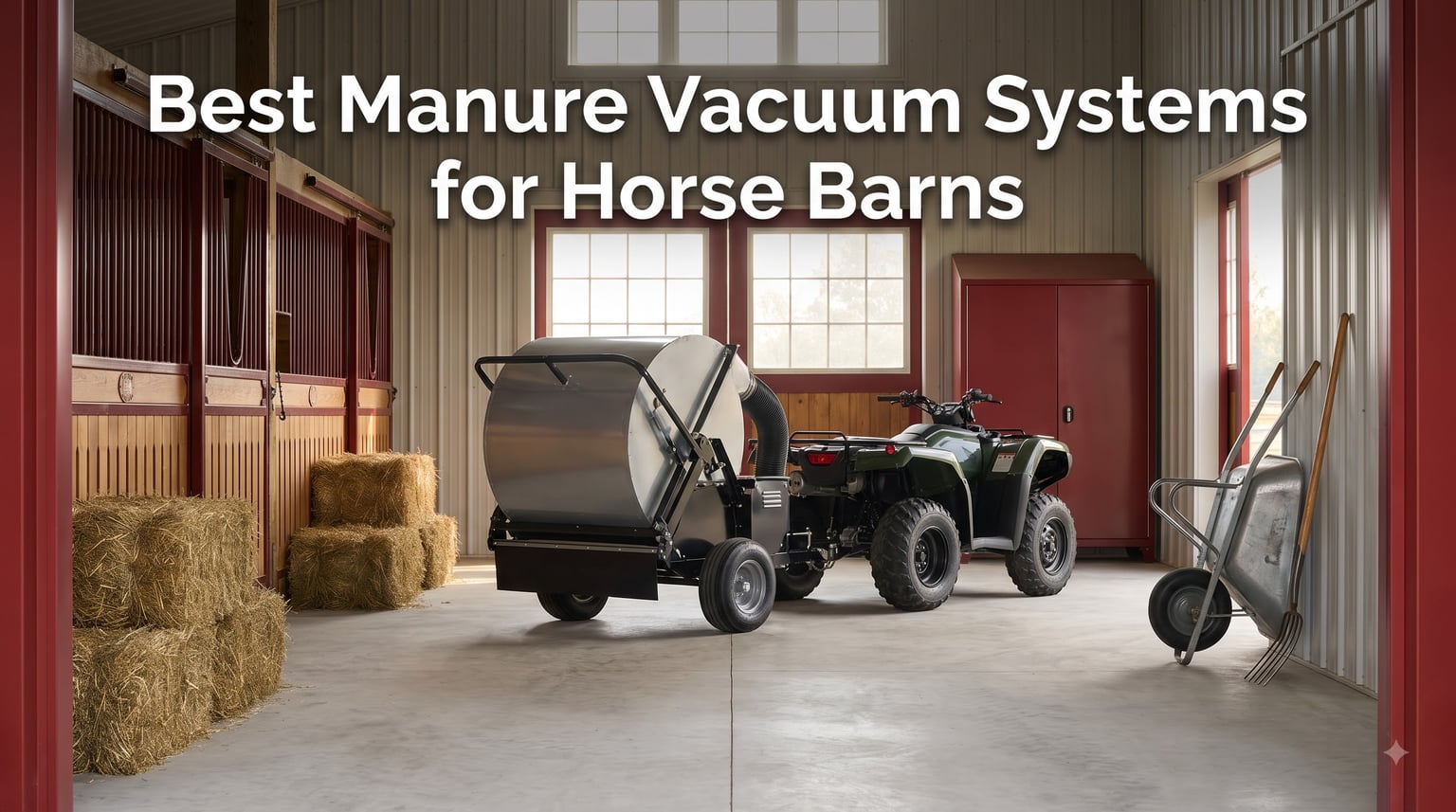 Best Manure Vacuum Systems for Horse Barns