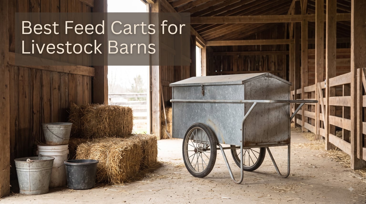 Best Feed Carts for Livestock Barns