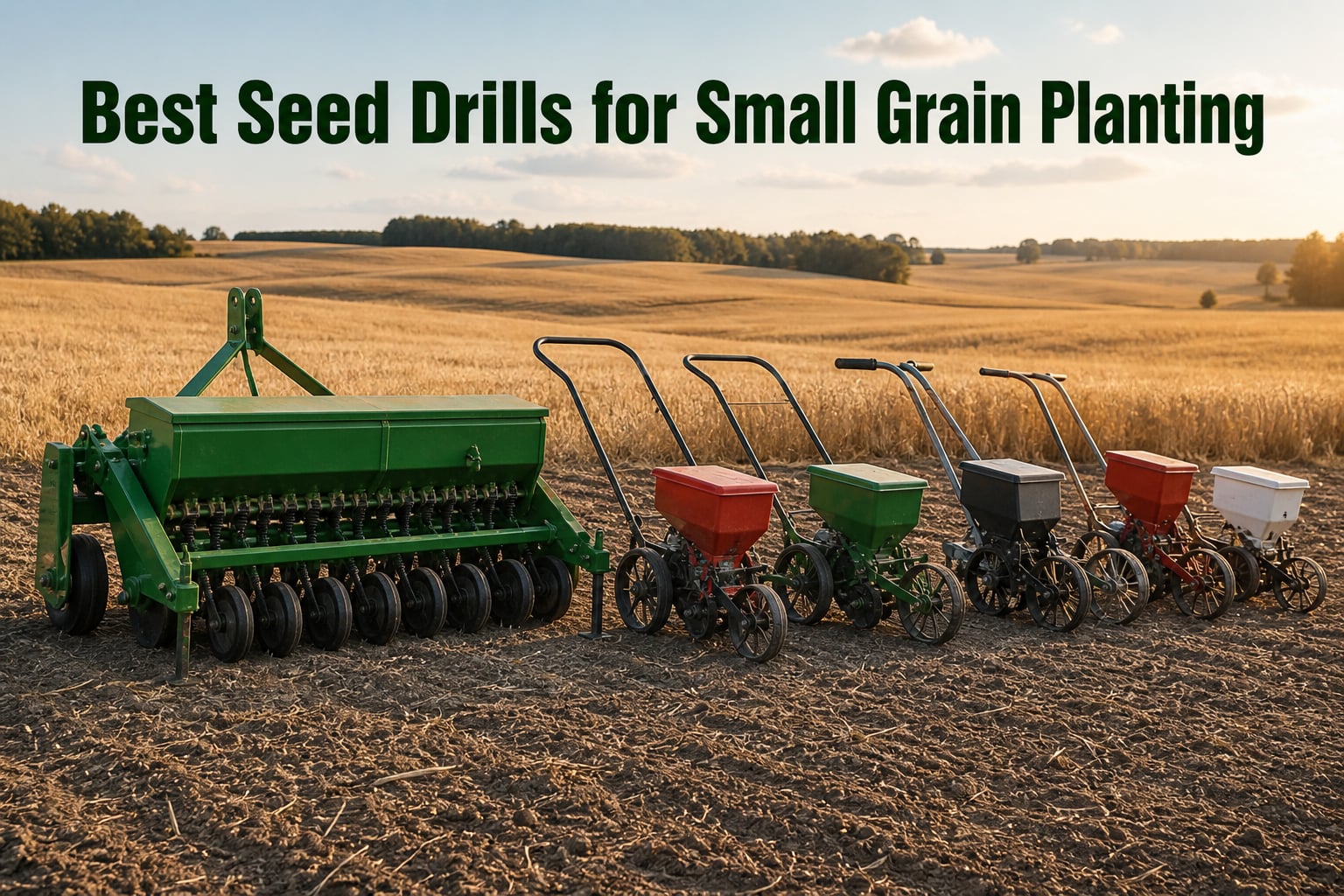 Best Seed Drills for Small Grain Planting