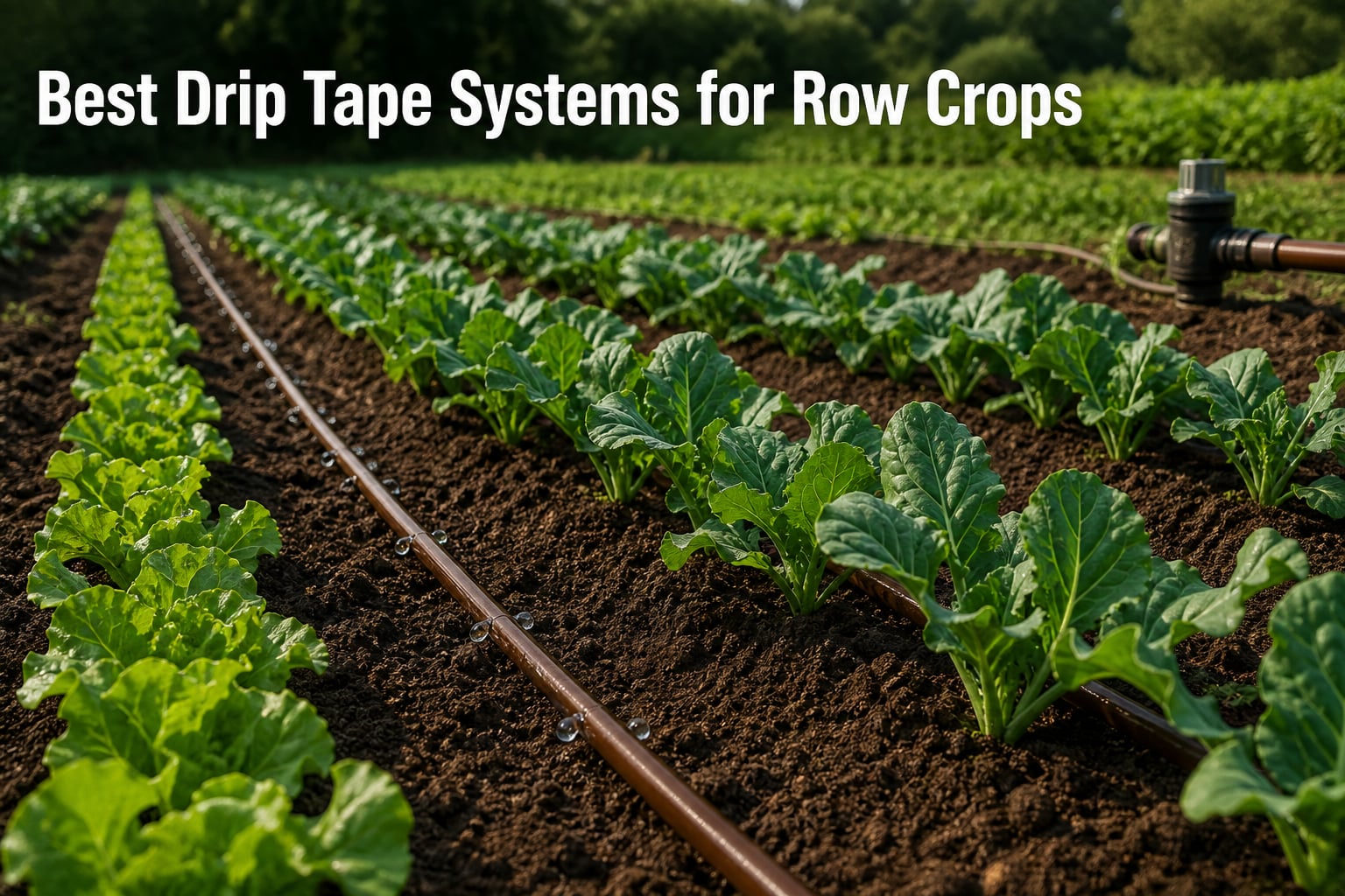 Best Drip Tape Systems for Row Crops