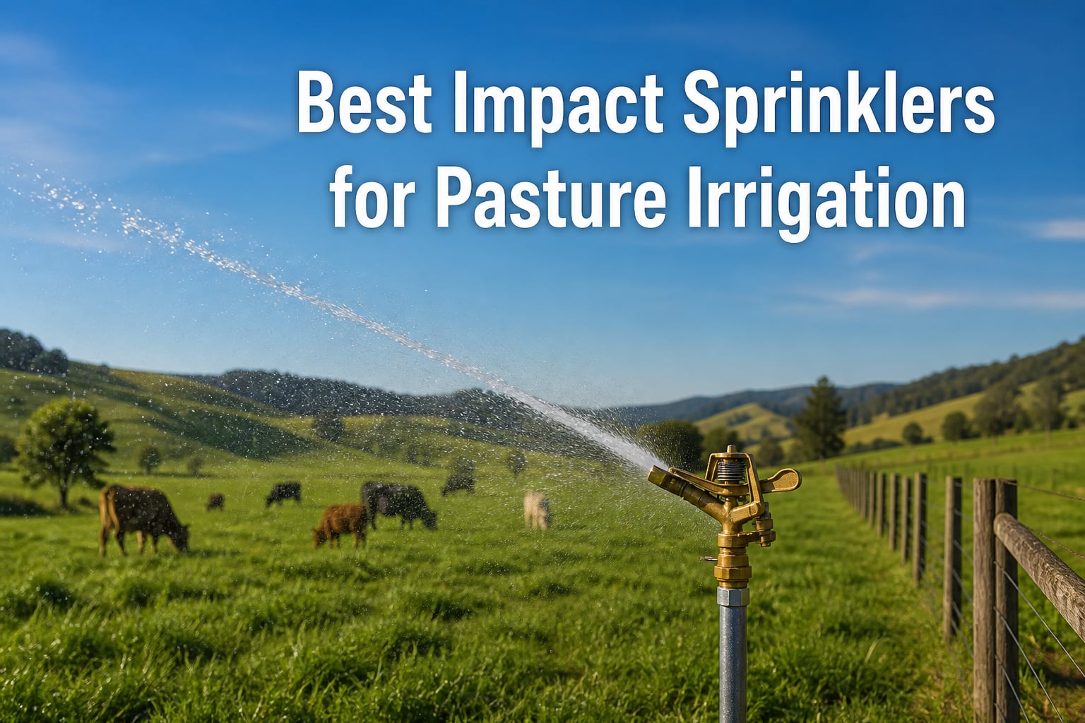Best Impact Sprinklers for Pasture Irrigation