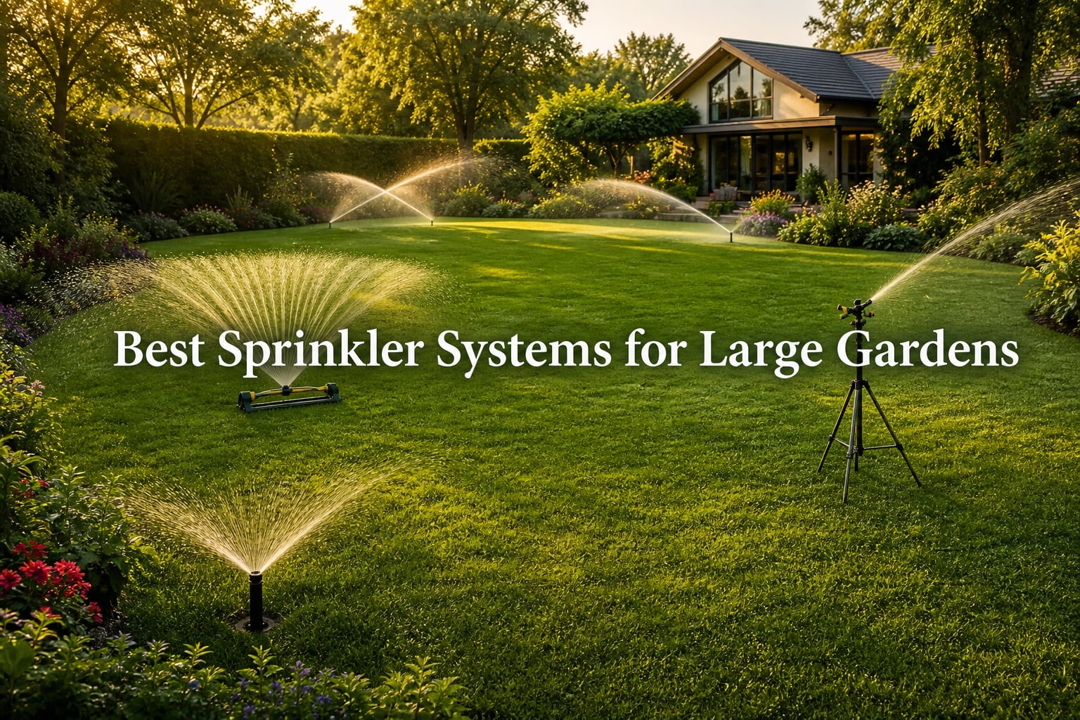 Best Sprinkler Systems for Large Gardens