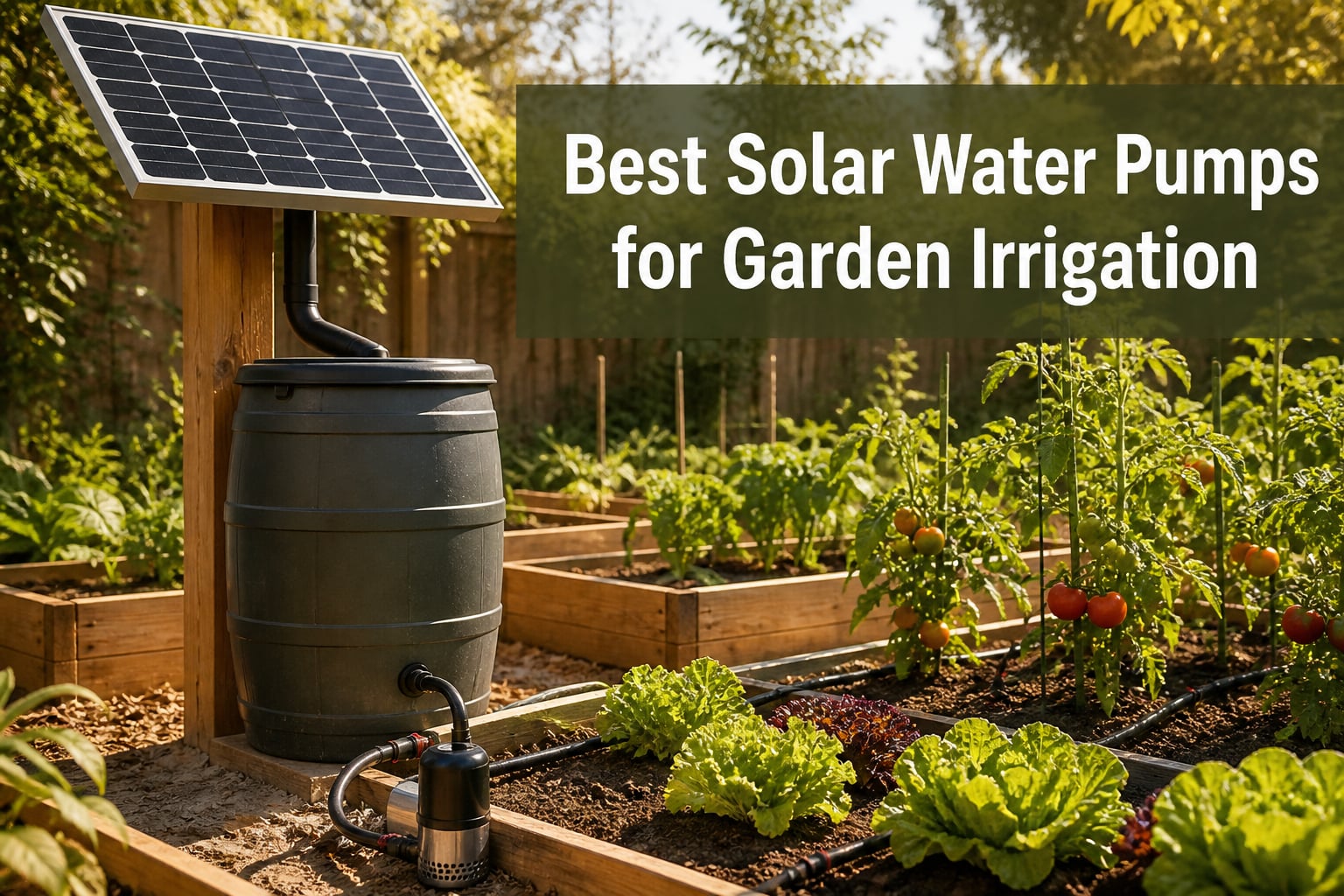 Best Solar Water Pumps for Garden Irrigation