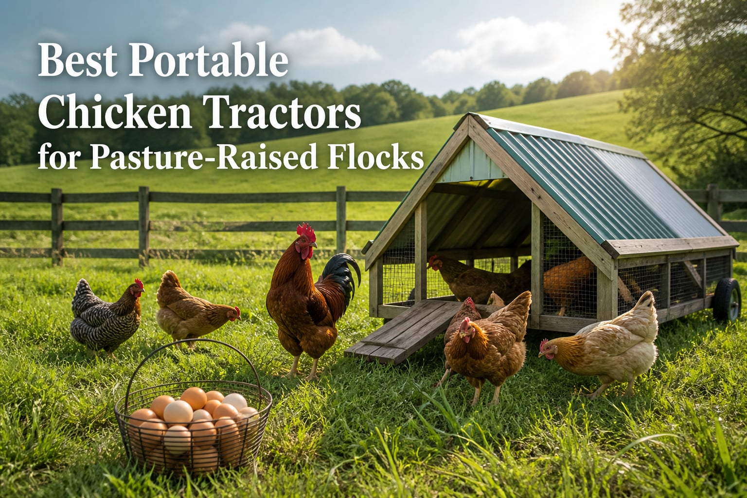 Best Portable Chicken Tractors for Pasture-Raised Flocks