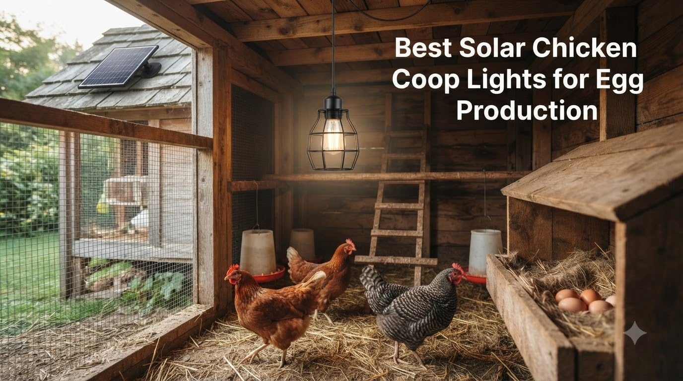 Best Solar Chicken Coop Lights for Egg Production