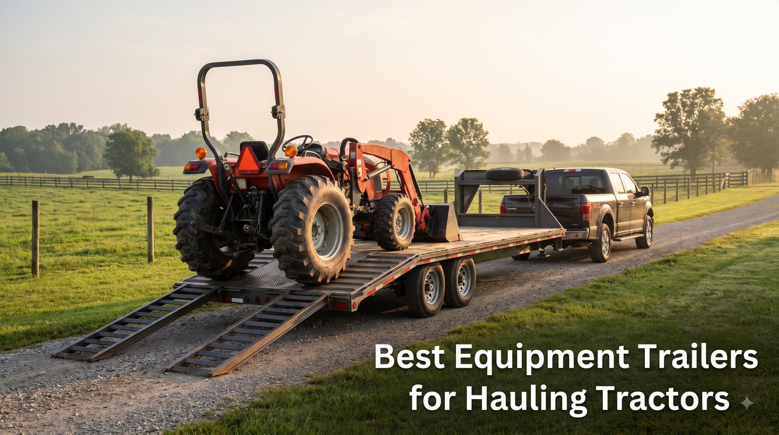 Best Equipment Trailers for Hauling Tractors
