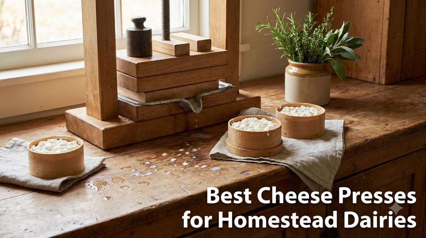 Best Cheese Presses for Homestead Dairies