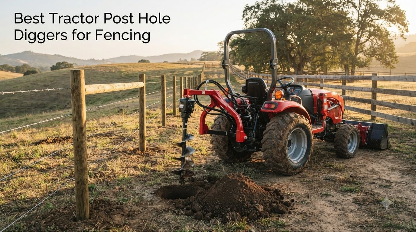 Best Tractor Post Hole Diggers for Fencing