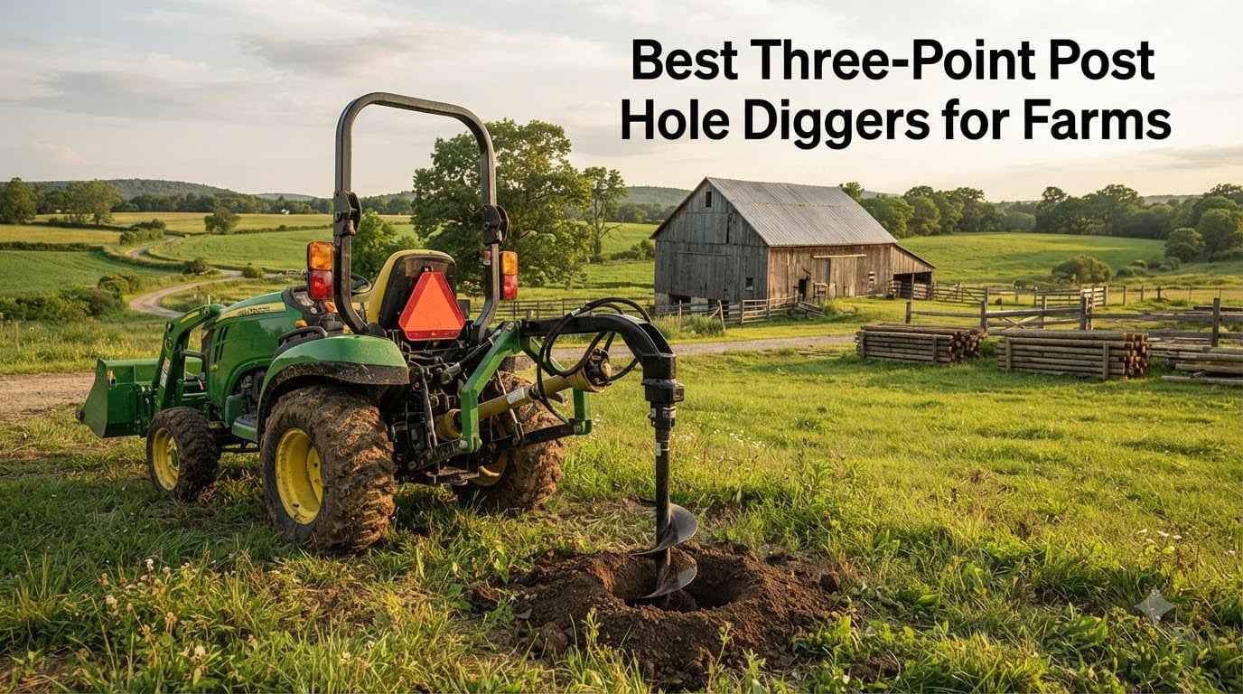 Best Three-Point Post Hole Diggers for Farms