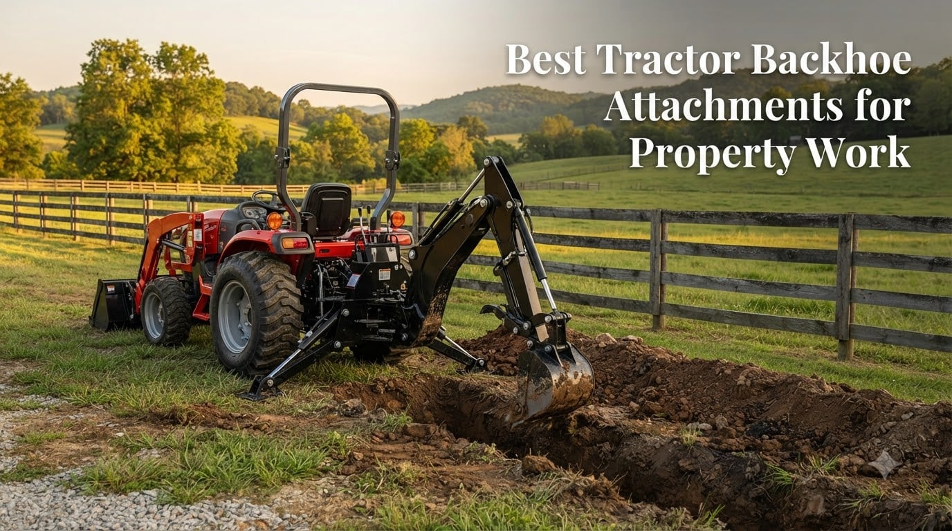 Best Tractor Backhoe Attachments for Property Work