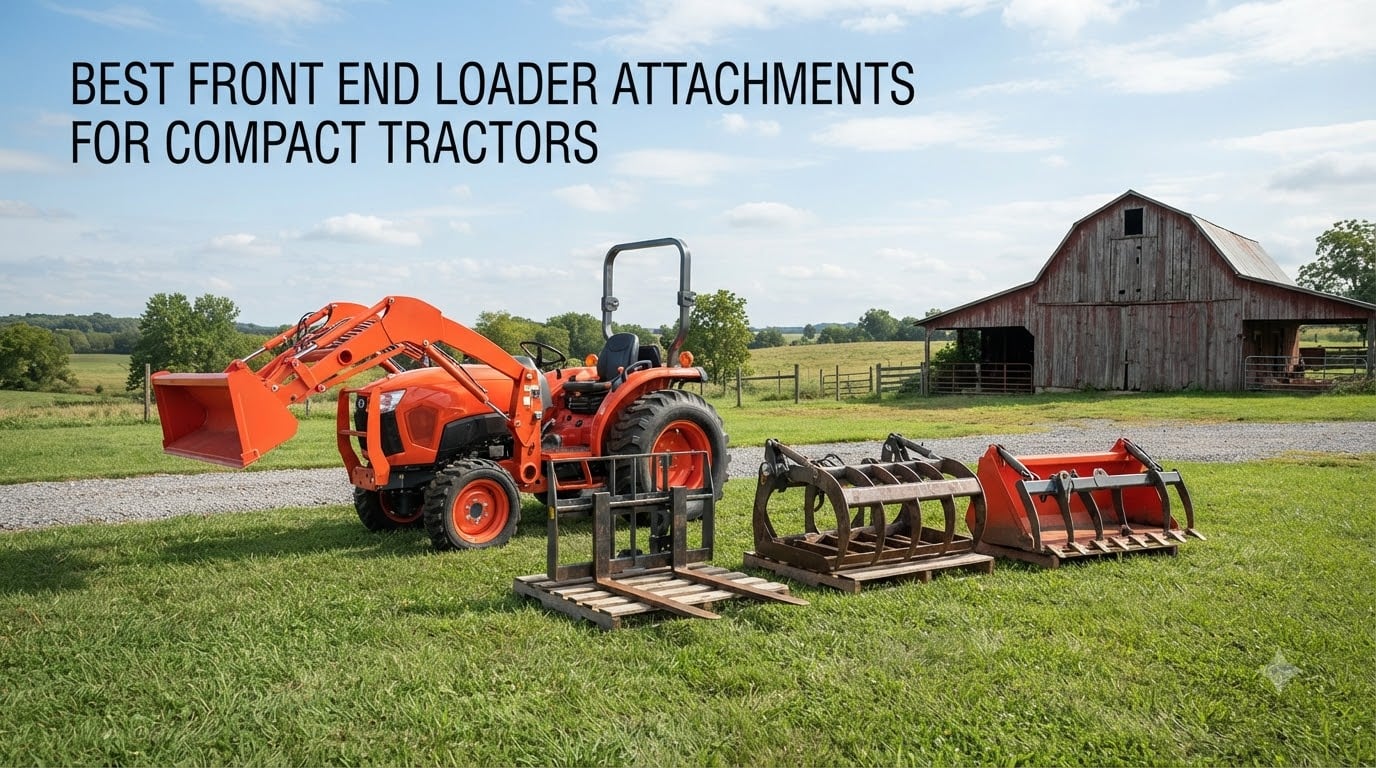 Best Front End Loader Attachments for Compact Tractors