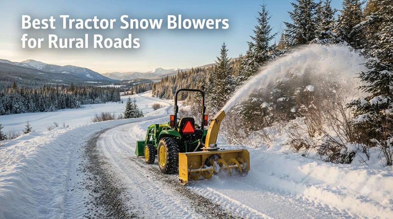 Best Tractor Snow Blowers for Rural Roads