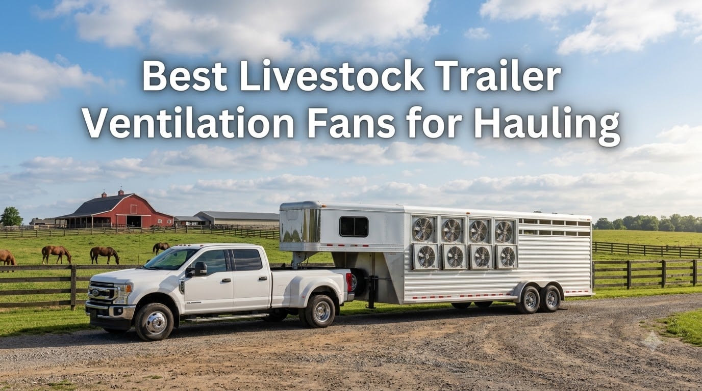 Best Livestock Trailer Ventilation Fans for Hauling