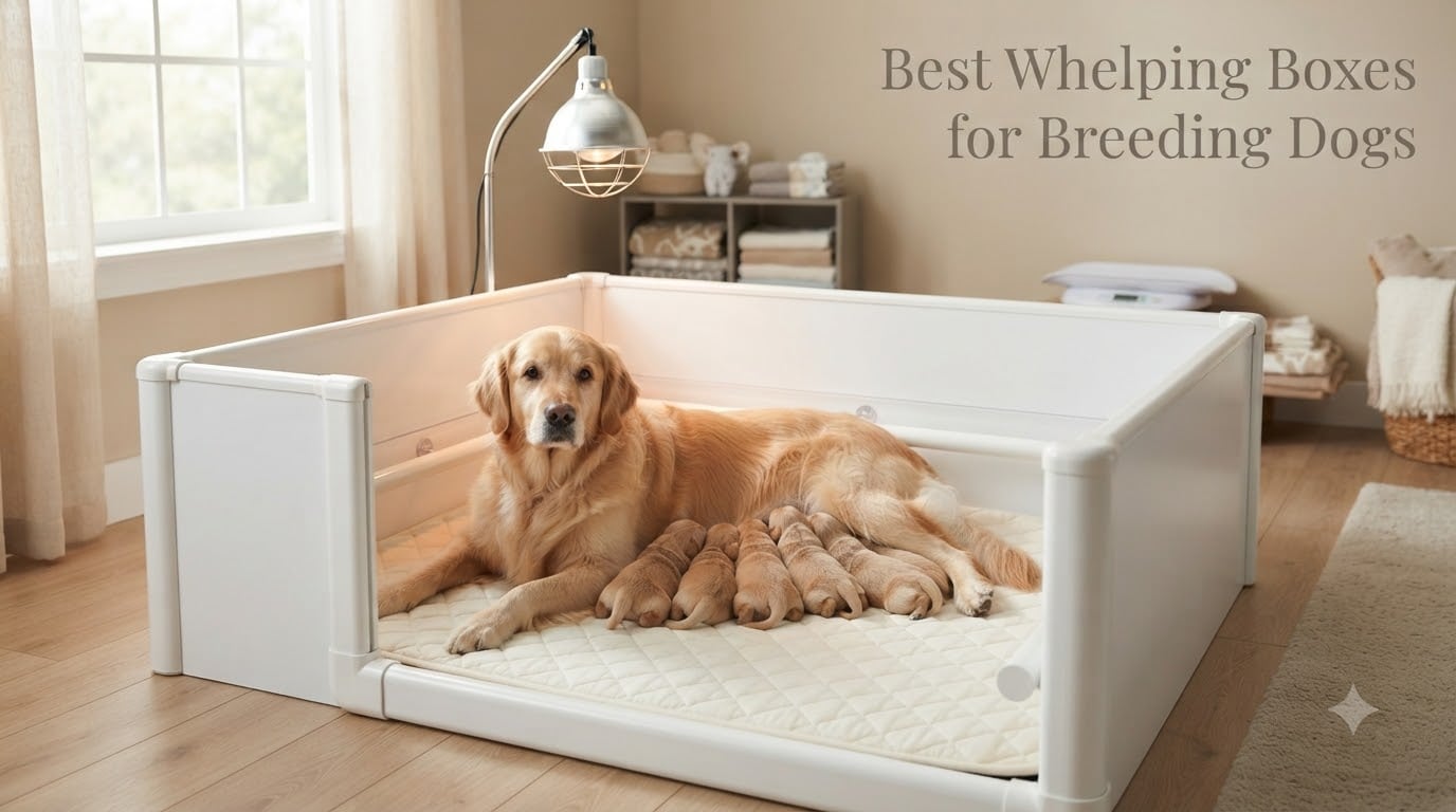 Best Whelping Boxes for Breeding Dogs