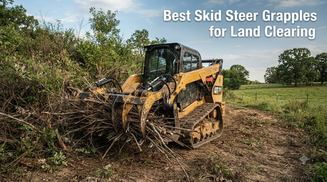 Best Skid Steer Grapples for Land Clearing