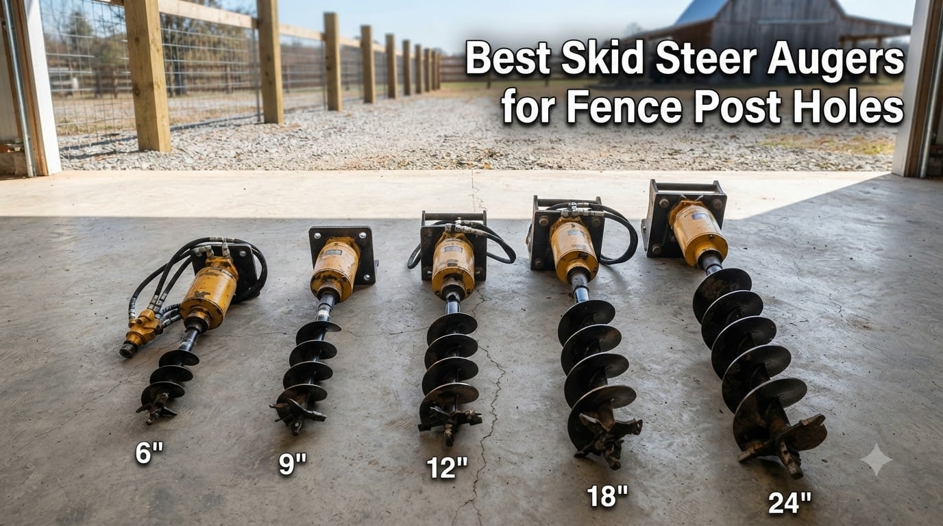 Best Skid Steer Augers for Fence Post Holes