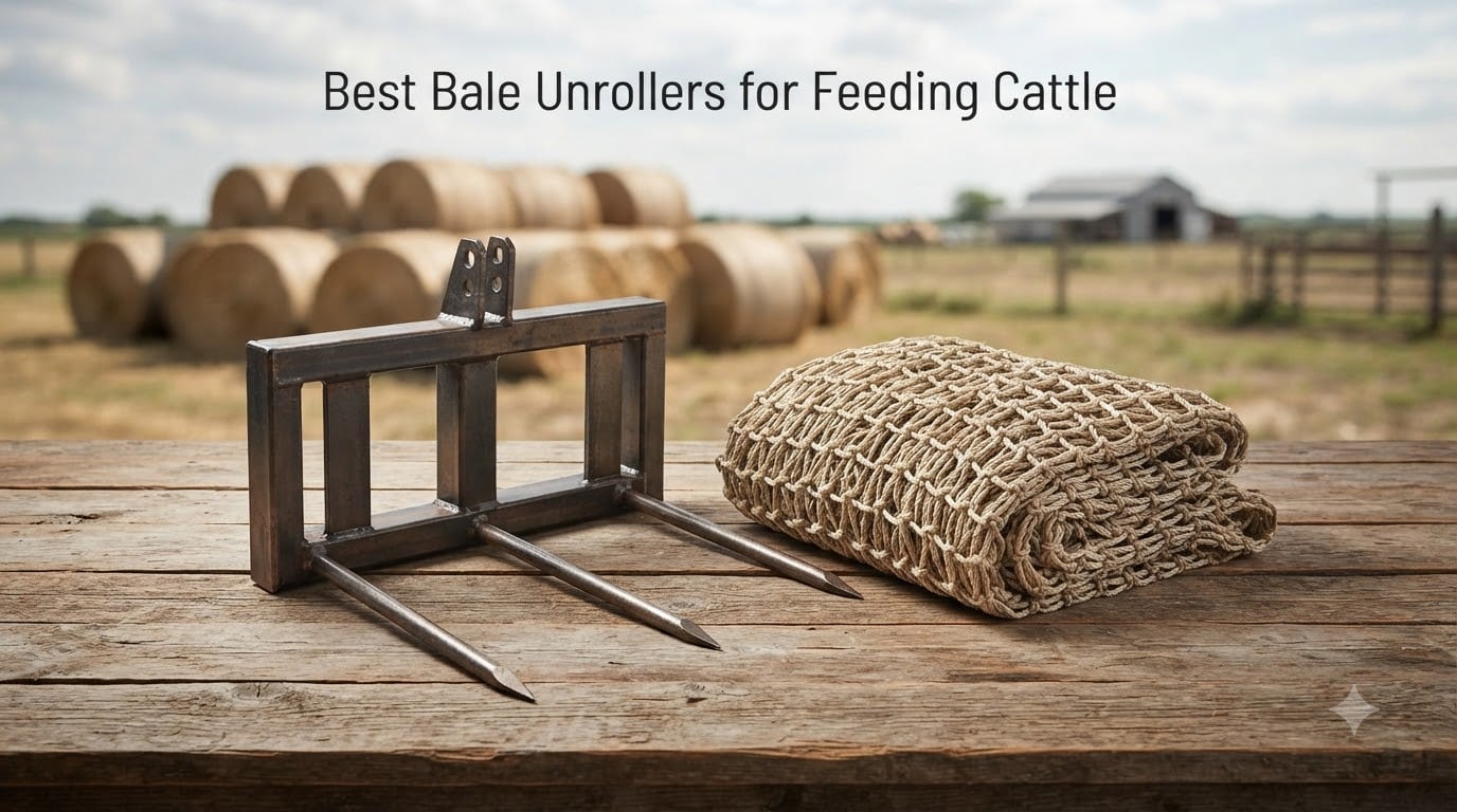 Best Bale Unrollers for Feeding Cattle