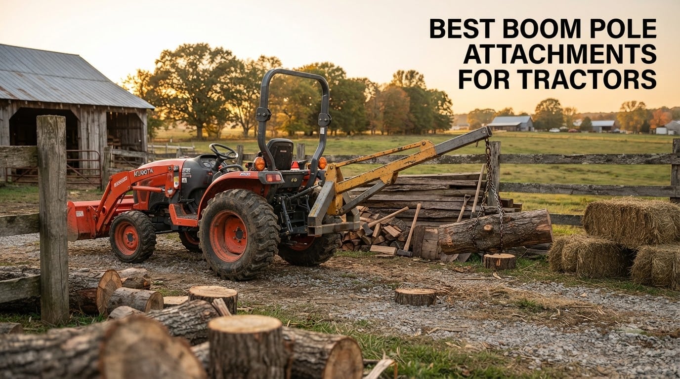 Best Boom Pole Attachments for Tractors