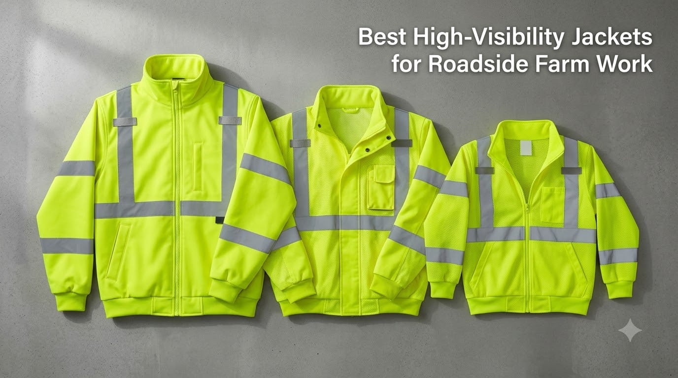 Best High-Visibility Jackets for Roadside Farm Work