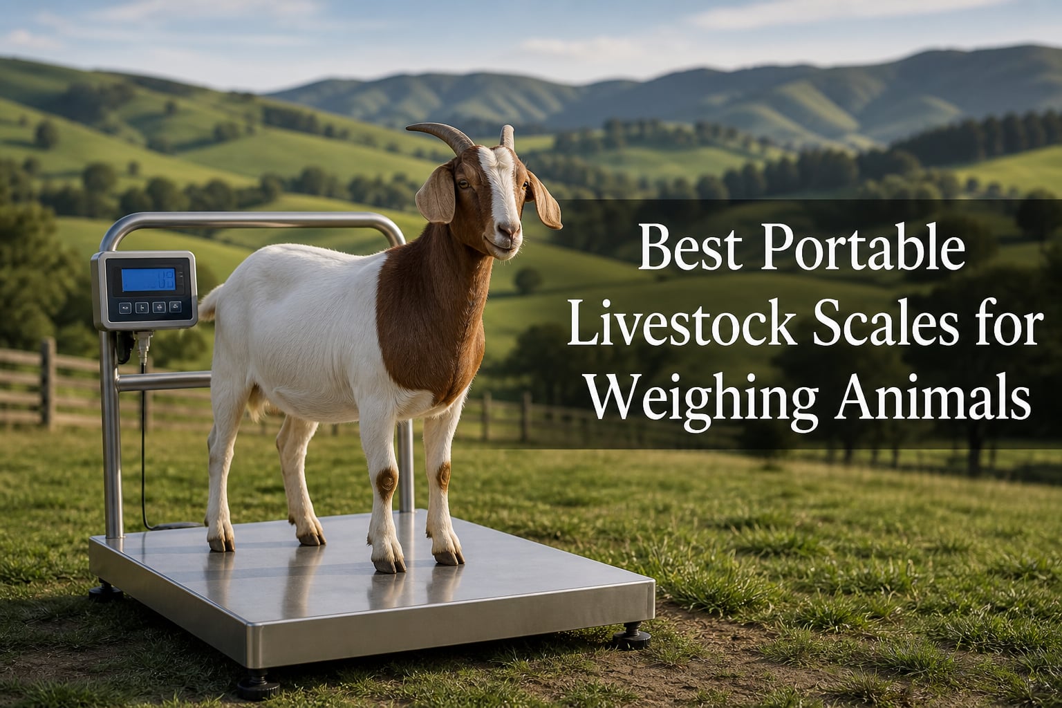 Best Portable Livestock Scales for Weighing Animals