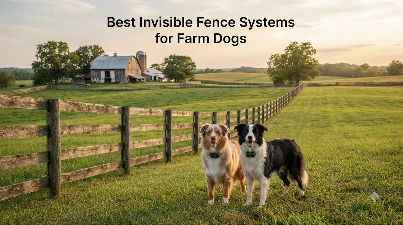 Best Invisible Fence Systems for Farm Dogs
