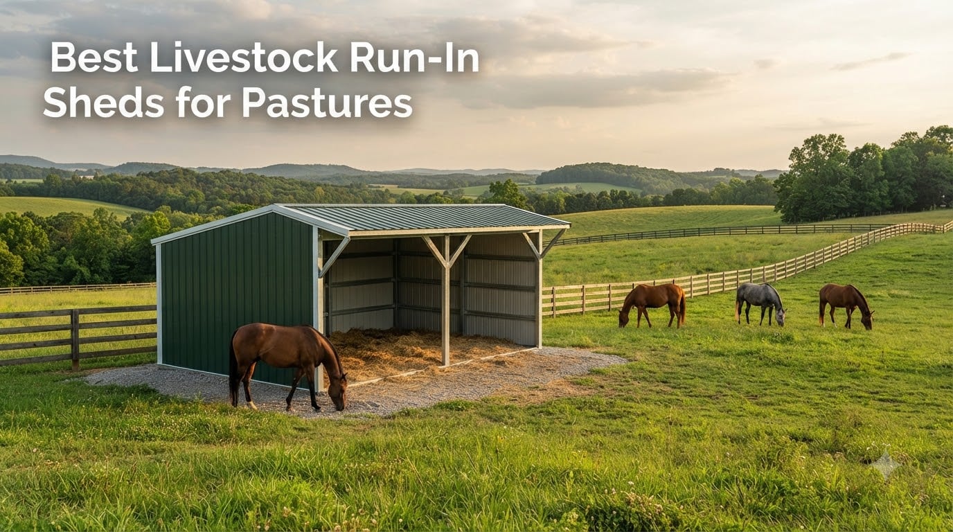 Best Livestock Run-In Sheds for Pastures
