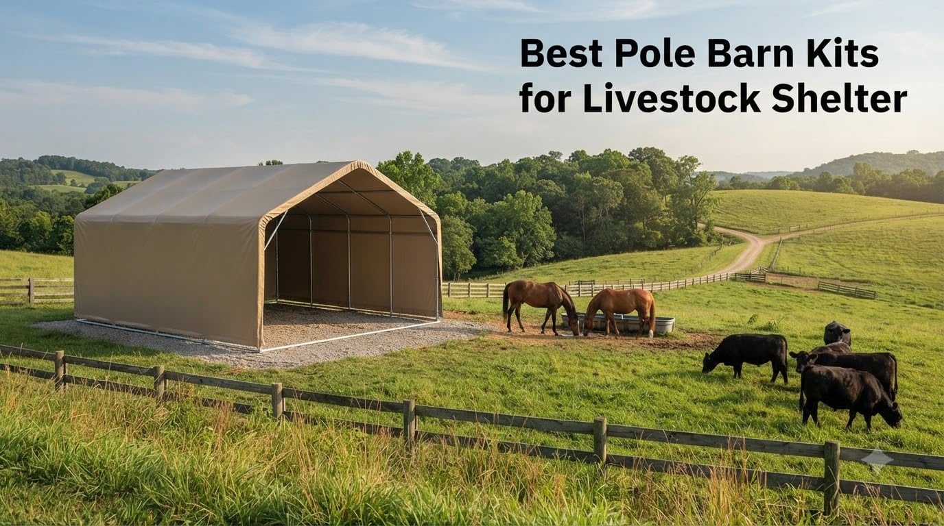 Best Pole Barn Kits for Livestock Shelter