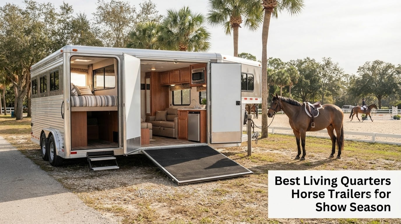 Best Living Quarters Horse Trailers for Show Season