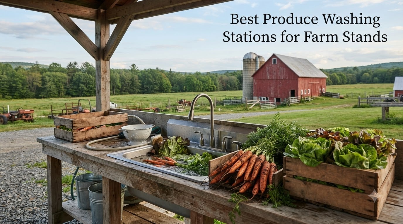 Best Produce Washing Stations for Farm Stands
