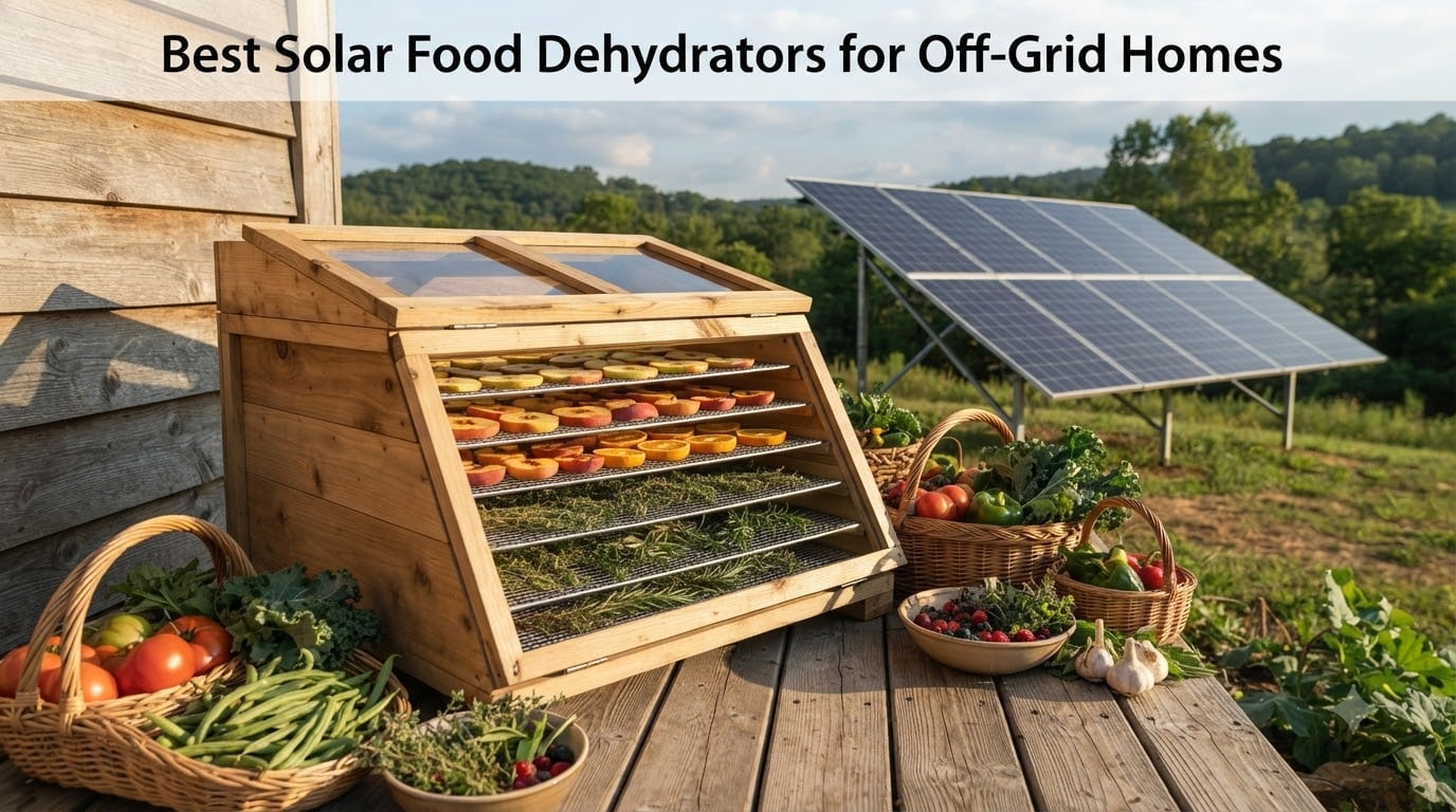 Best Solar Food Dehydrators for Off-Grid Homes