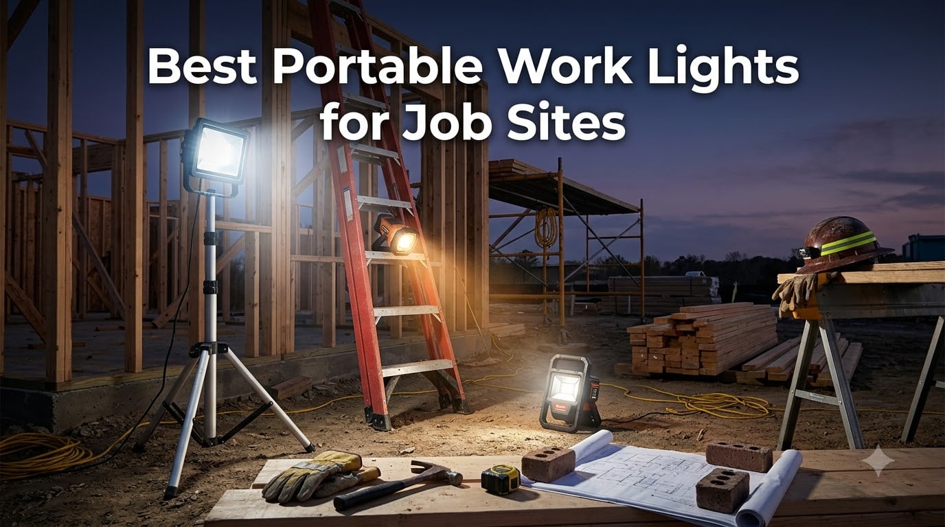 Best Portable Work Lights for Job Sites