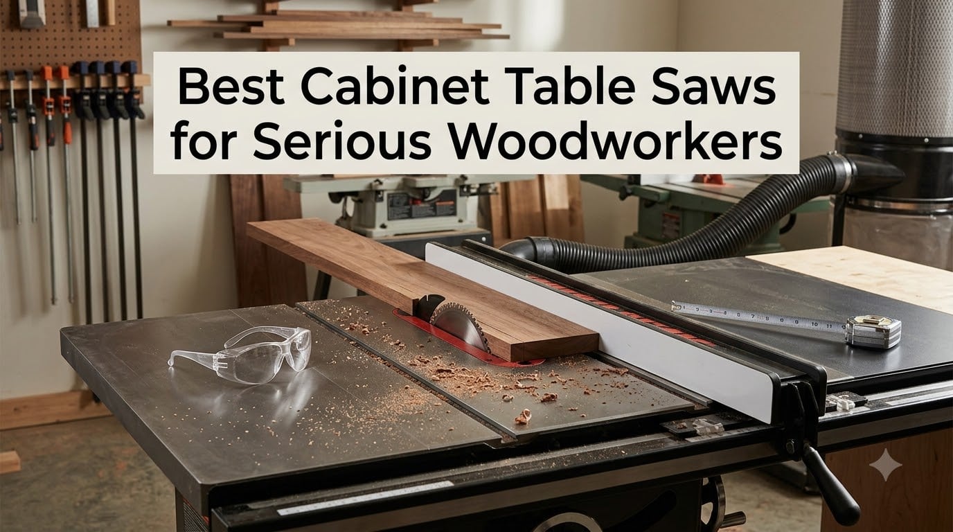 Best Cabinet Table Saws for Serious Woodworkers