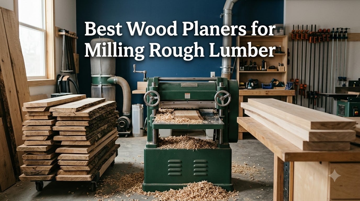 Best Wood Planers for Milling Rough Lumber