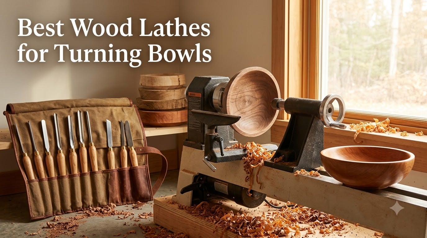 Best Wood Lathes for Turning Bowls