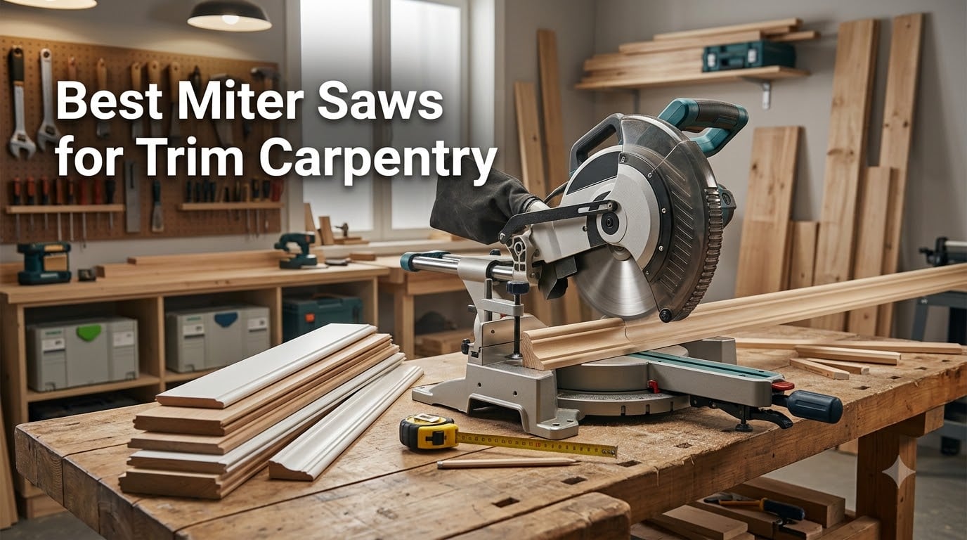 Best Miter Saws for Trim Carpentry