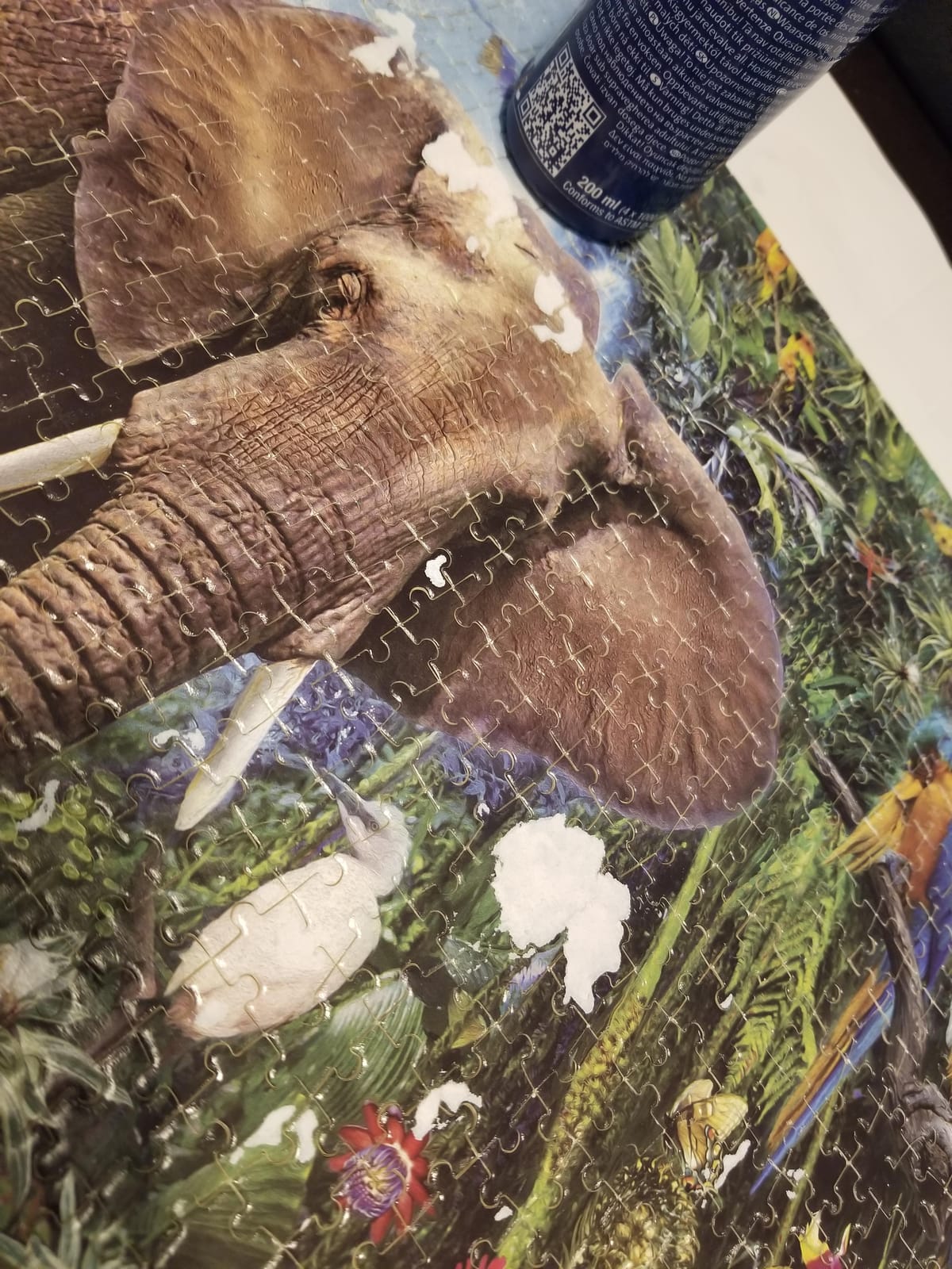 Ravensburger Puzzle Conserver 17954 - Premium Puzzle Glue | Enhanced Glossy Finish | Perfect for 500-1000 Piece Puzzles | Ideal Puzzle Accessory customer photo 2