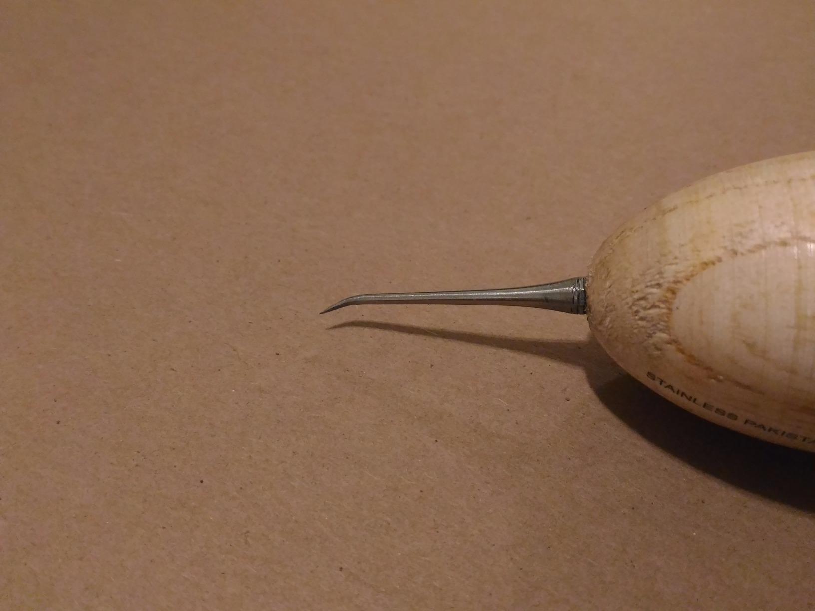 Lineco Wooden Ball Handle Awl. Extra-Heavy Duty, Thin Point for Sewing | Comfortability and Good Control, Used for Bookbinding, Crafting Paper, Chipboard, Leather customer photo 2