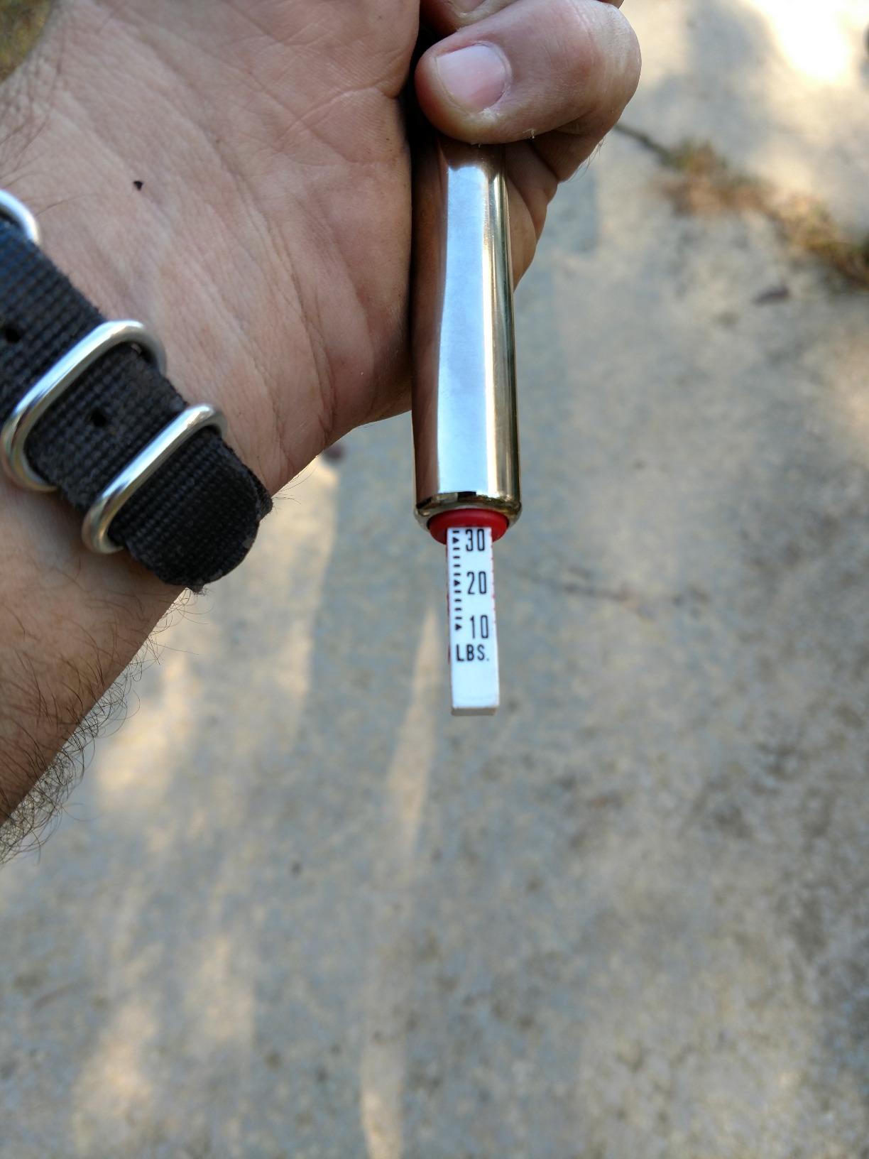 Milton S-986 Straight Foot Dual Head Tire Pressure Gauge with Dual Head Chuck, 10-160 PSI Heavy Duty Air Pressure Gauge for Semi Truck, Tractor Trailer, Dually, RV and Automotive Tires customer photo 2