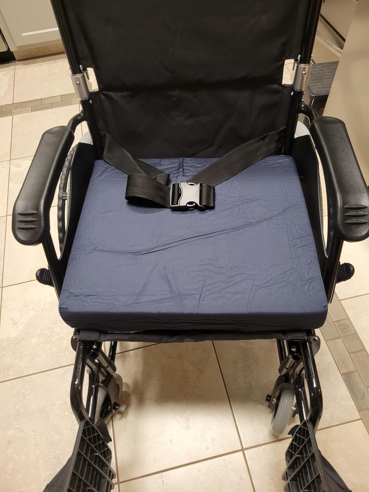 DMI Seat and Chair Cushion for Office Chairs, Wheelchairs, Scooters, Kitchen Chairs or Car Seats, for Support and Height While Reducing Stress on Back, Tailbone or Sciatica, Foam, 1 Count customer photo 1