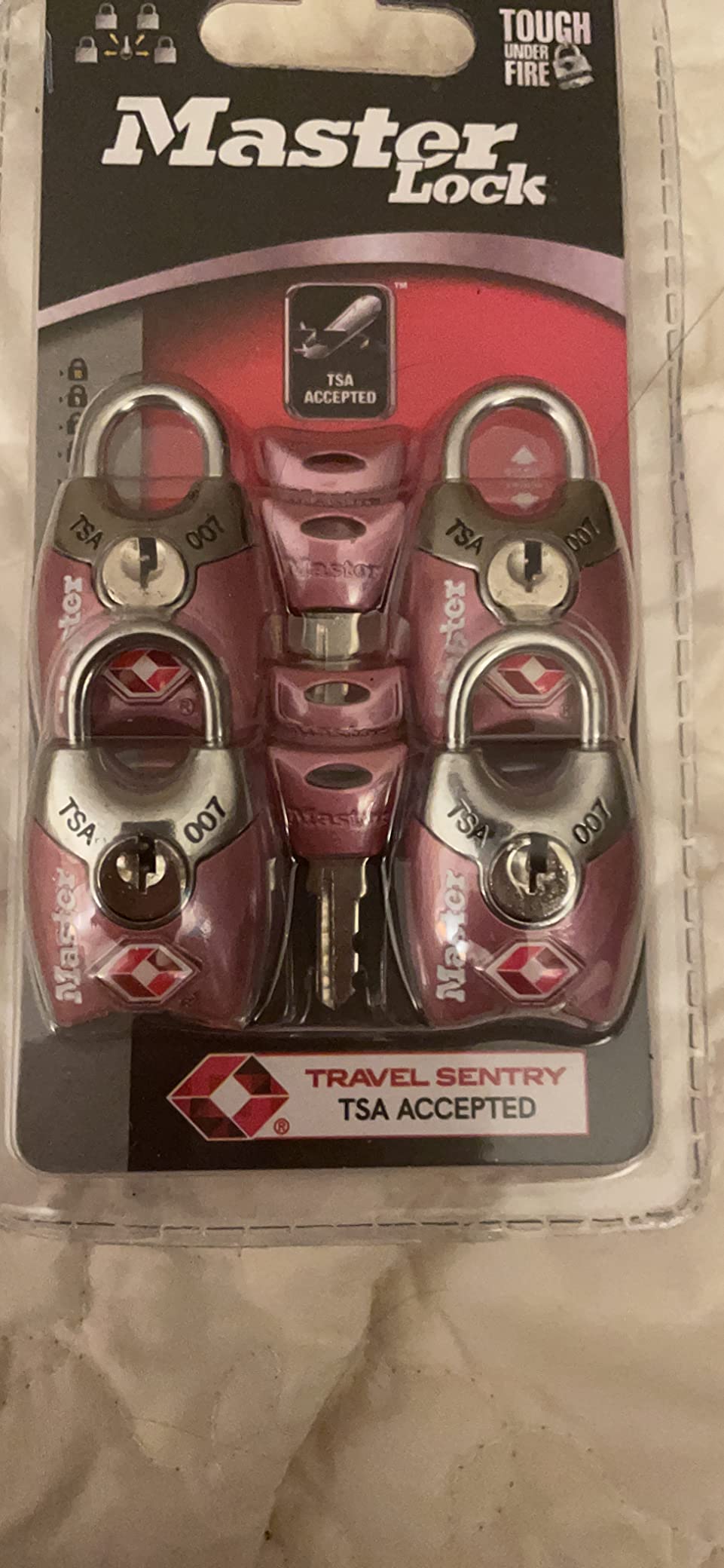 Master Lock 4689T TSA Approved Keyed Lock, 2 Pack, Colors May Vary customer photo 1