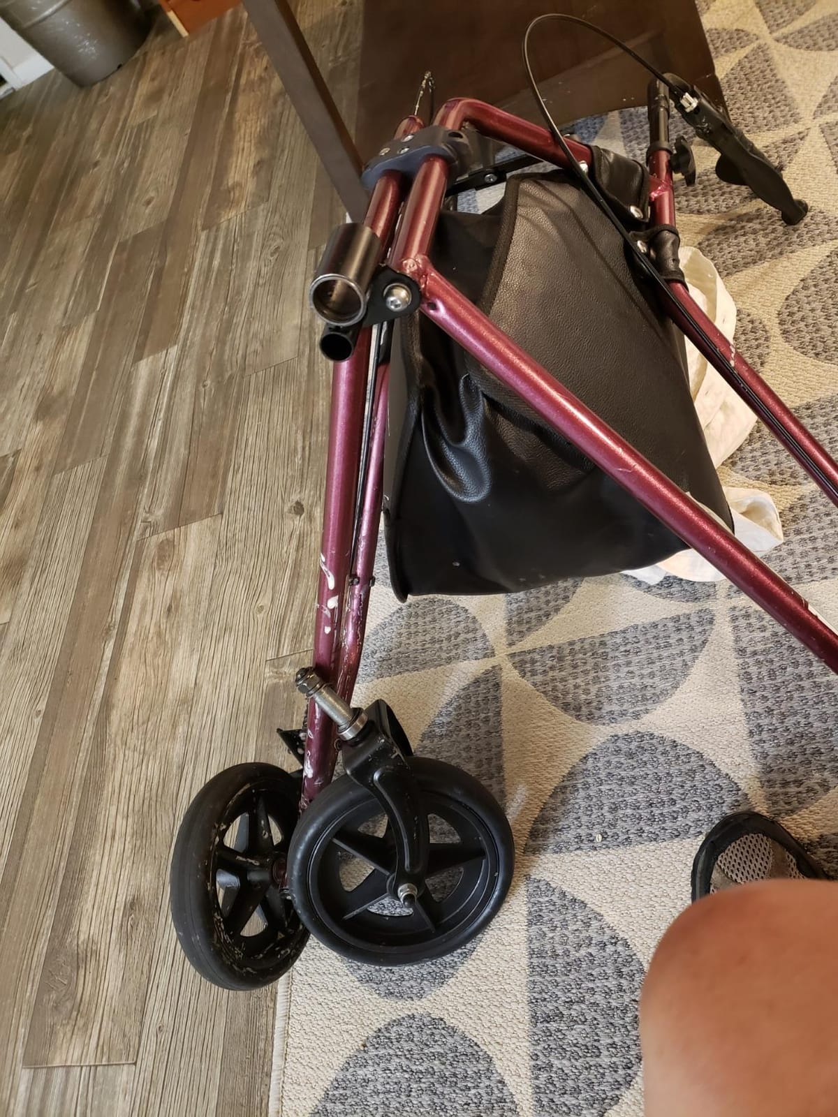 Lumex 3 Wheel Cruiser - Lightweight & Narrow Three Wheel Walkers for Seniors & Tight Spaces customer photo 1
