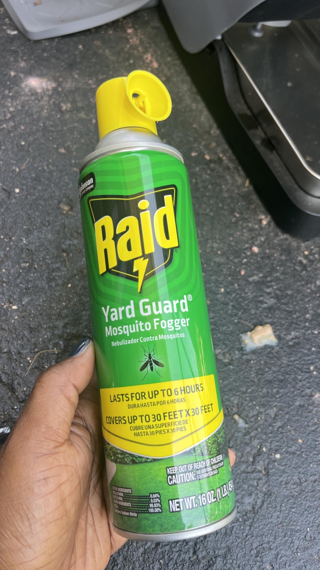 Raid Yard Guard Outdoor Mosquito Fogger Insect Killer, 16 oz, 12 Count customer photo 1