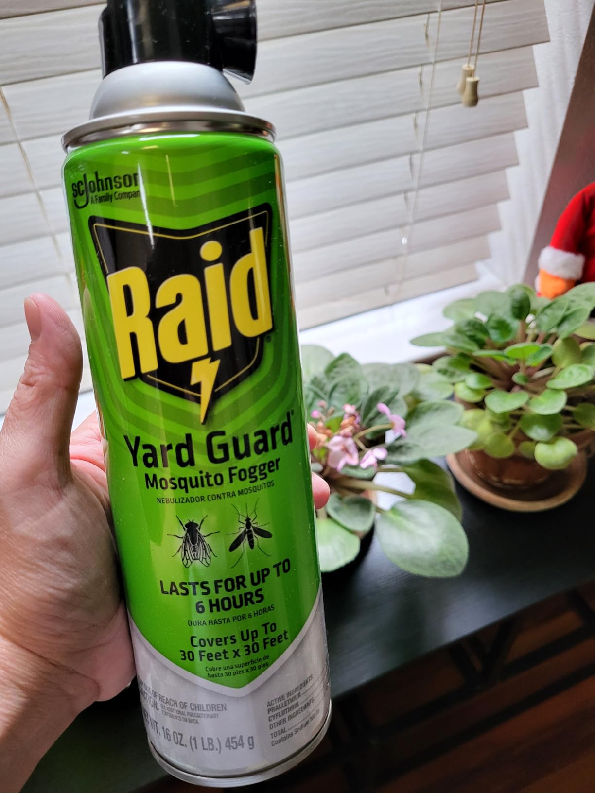 Raid Yard Guard Outdoor Mosquito Fogger Insect Killer, 16 oz, 12 Count customer photo 2