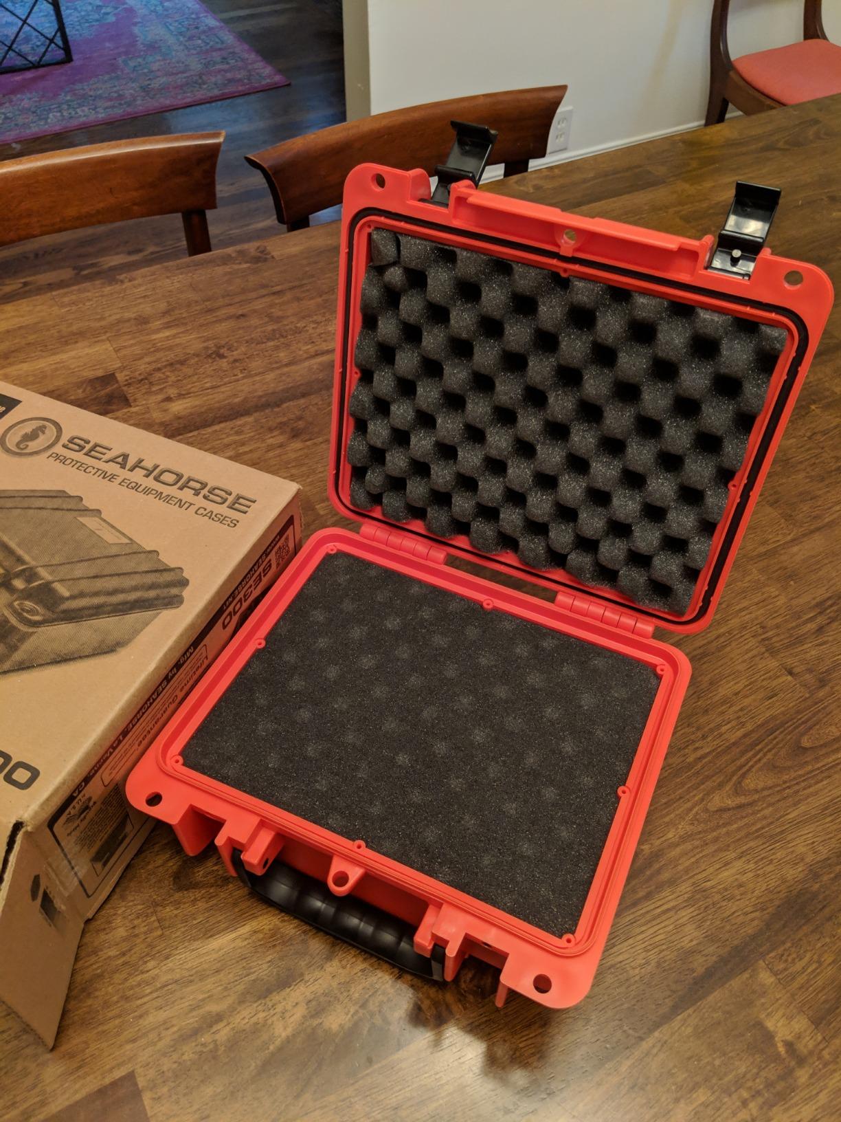 Seahorse 300 Heavy Duty Protective Dry Box Case with Accuform Foam - TSA Approved/Mil Spec / IP67 Waterproof/Airtight/USA Made for First Aid Kits, Emergency Box, Camera customer photo 2