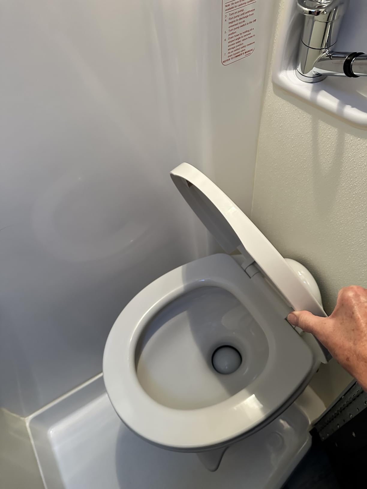 Thetford 42058 Aqua-Magic Style II RV Toilet, White, High Profile customer photo 2
